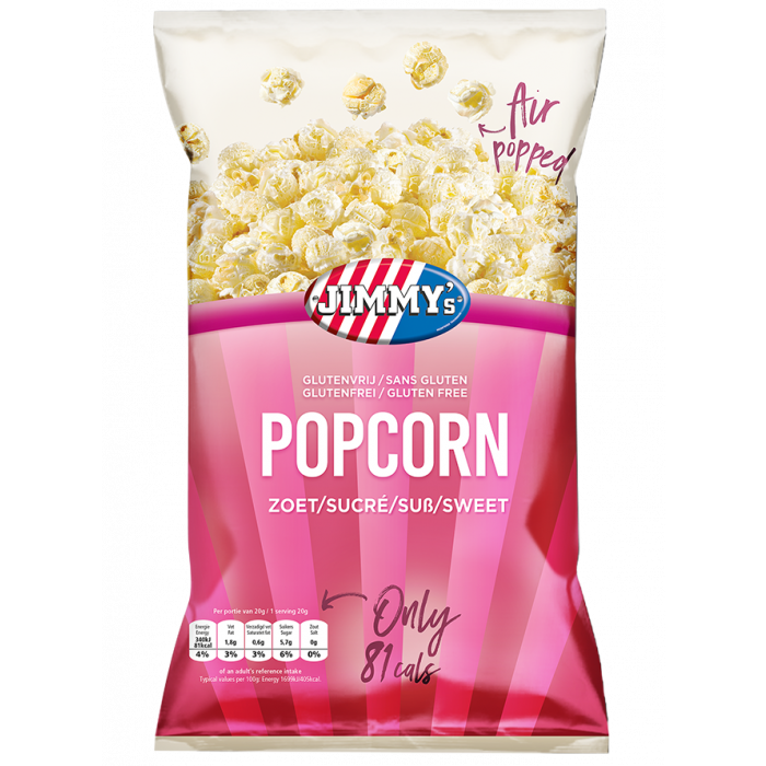 Jimmy's Popcorn Zoet 21x17g