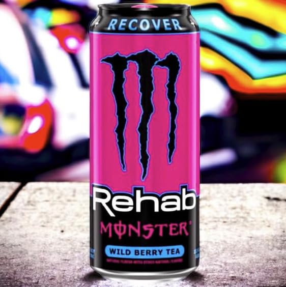 Monster Energy Rehab Wild Berry Tea (USA) 1x458ml