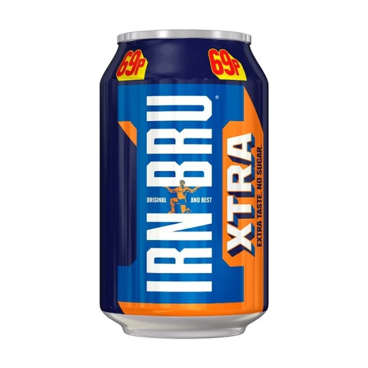 IRN BRU Xtra Wild Berry Slush 24x330ml Excl Deposit