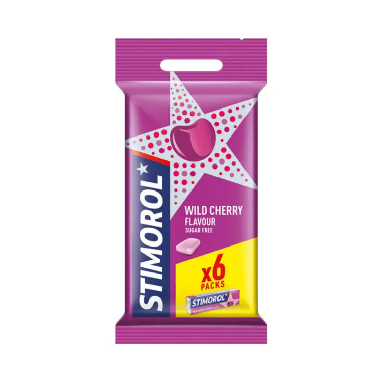 Stimorol Kauwgom Wild Cherry 6x14g