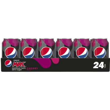 Pepsi Max Cherry 24x330ml Excl Deposit