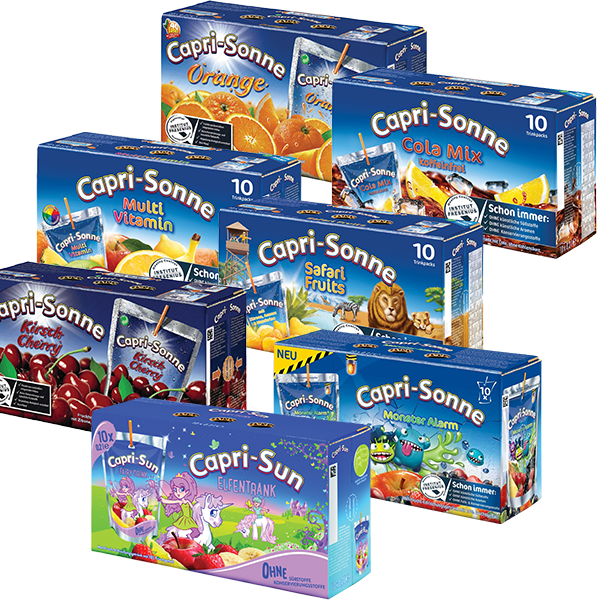 Capri-Sun Mix 3 Smaken Safari/Orange/Multi (40 Zakjes)