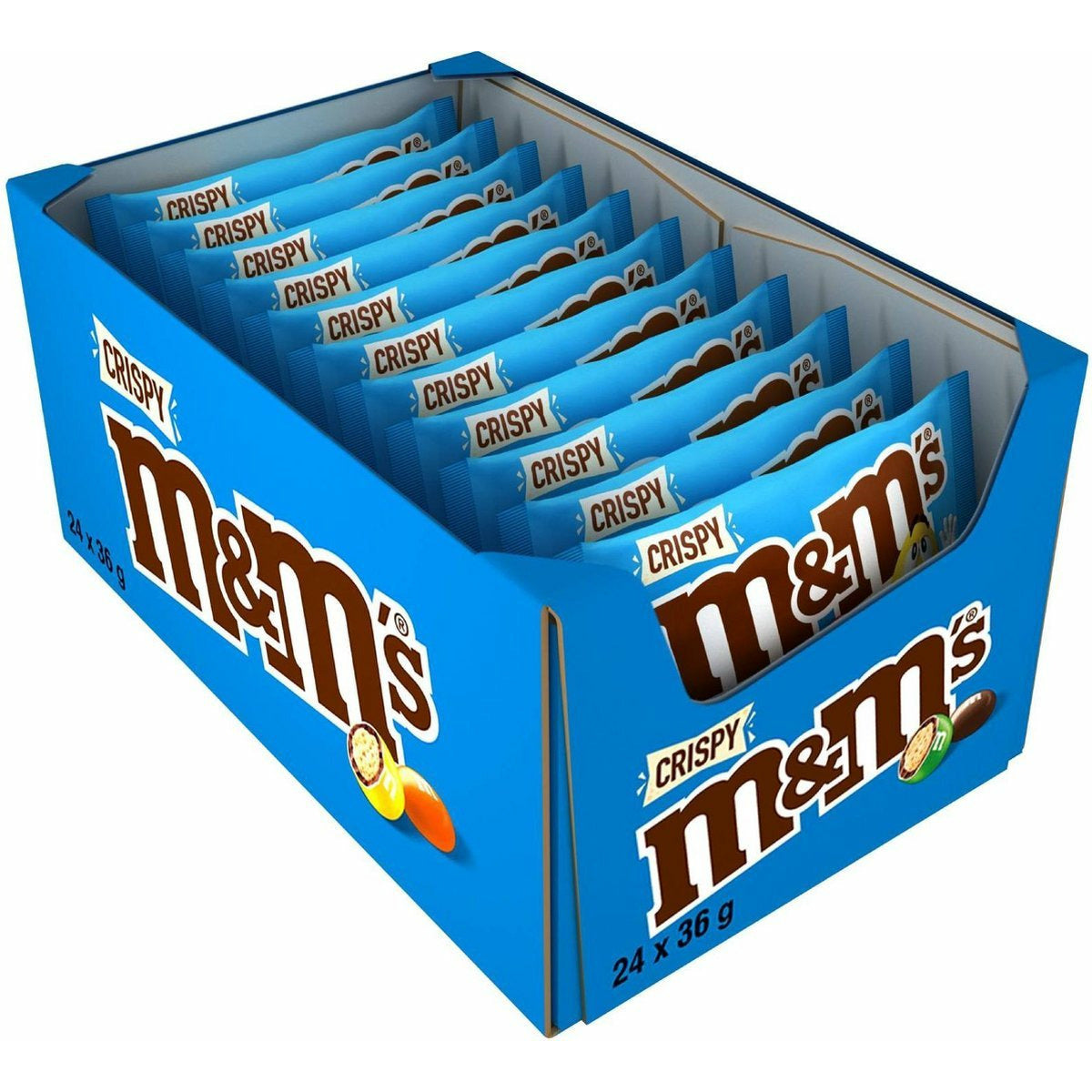 M&M's Crispy Blauw 24x36g