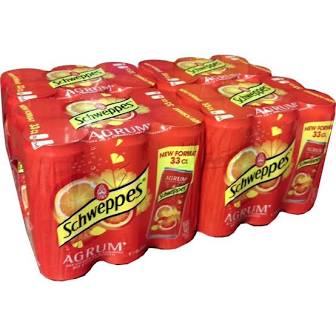 Schweppes Agrumes 24x330ml Excl Deposit