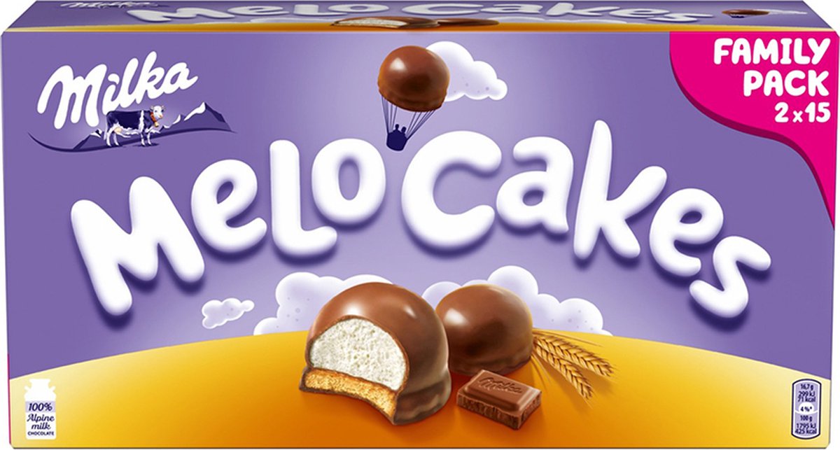 Milka Melo Cakes 500g