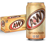 A&W Root Beer Cream Soda (USA) 12x355ml