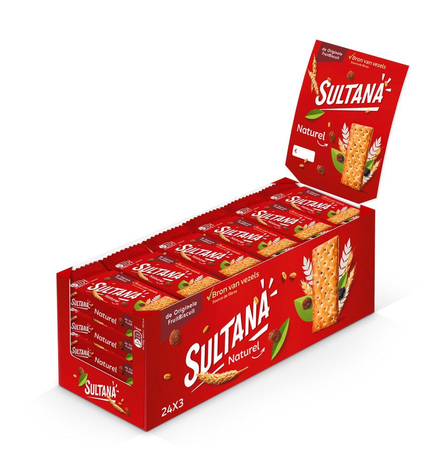 Sultana Naturel 24x43g