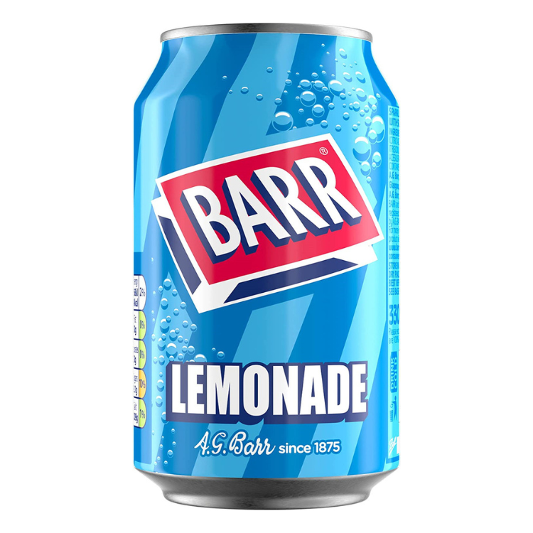BARR Lemonade 24x330ml Excl Statiegeld