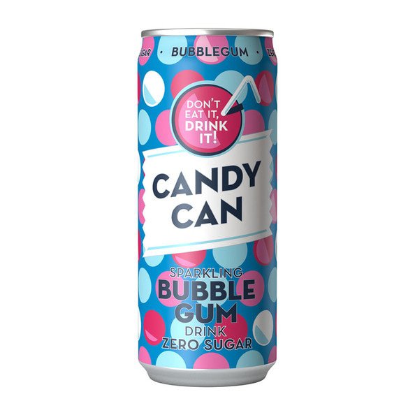 Candy Can Bubble Gum 12x330ml Excl Statiegeld