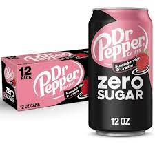 Dr. Pepper Strawberry & Cream Zero (USA) 12x355ml