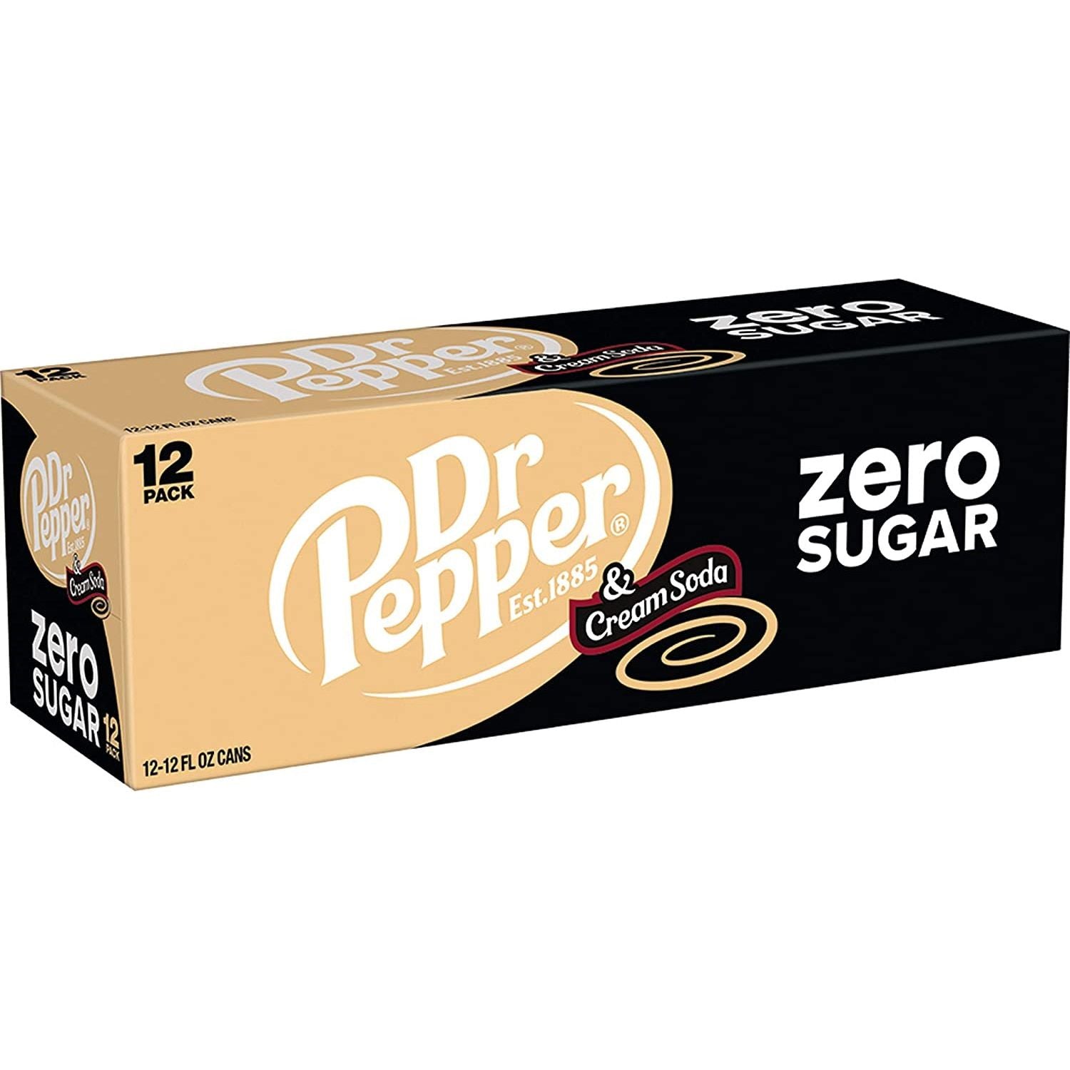 Dr Pepper Zero Cream Soda (USA) 12x355ml Excl Statiegeld