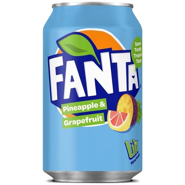 Fanta Pineapple & Grapefruit 24x330ml Excl Statiegeld