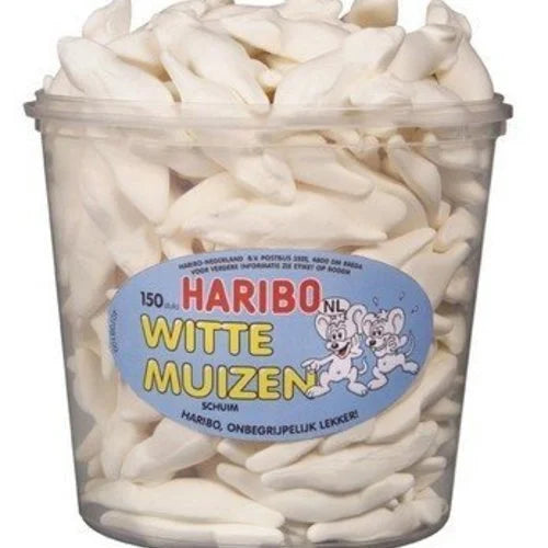 Haribo Witte Muizen 1050g
