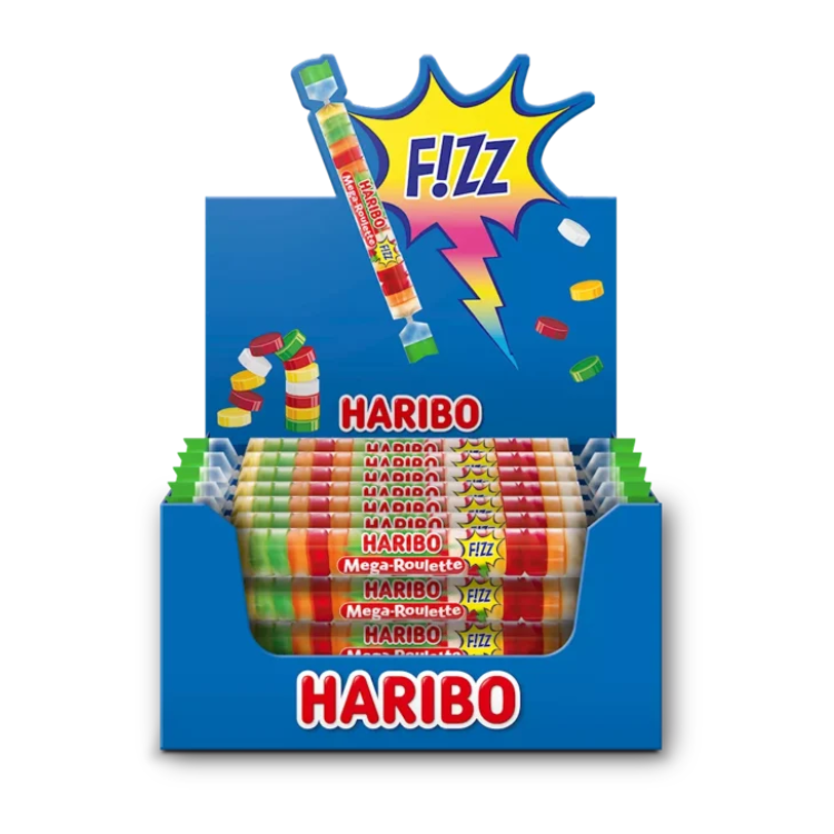 Haribo Mega Roulette Fizz 40x45g