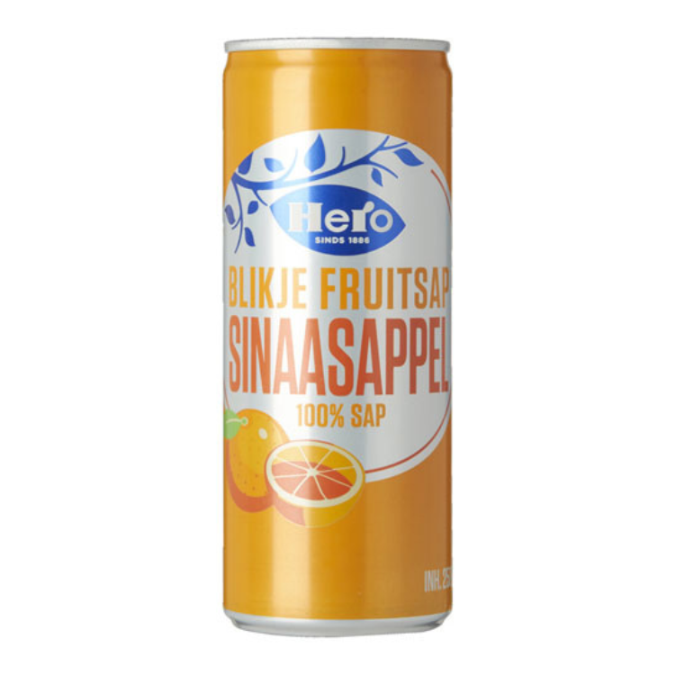 Hero Sinaasappel NL 24x250ml Excl Statiegeld