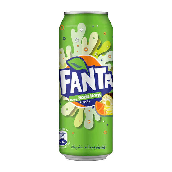 Fanta Cream Soda Fruity 4x320ml