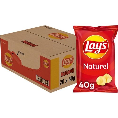 Lay's Chips Naturel 20x40g