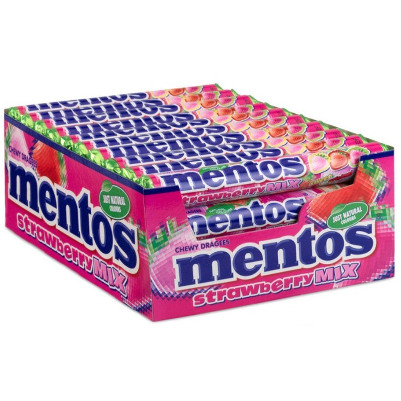 Mentos Strawberry Mix 40x37.5g