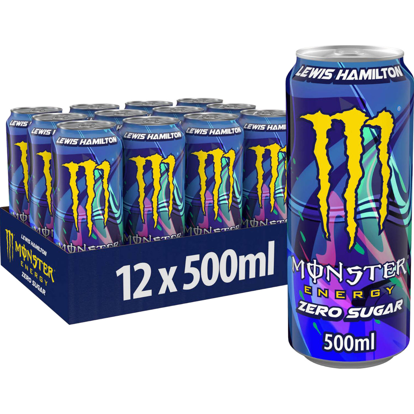 Monster Energy 44 Lewis Hamilton Zero Sugar 12x500ml