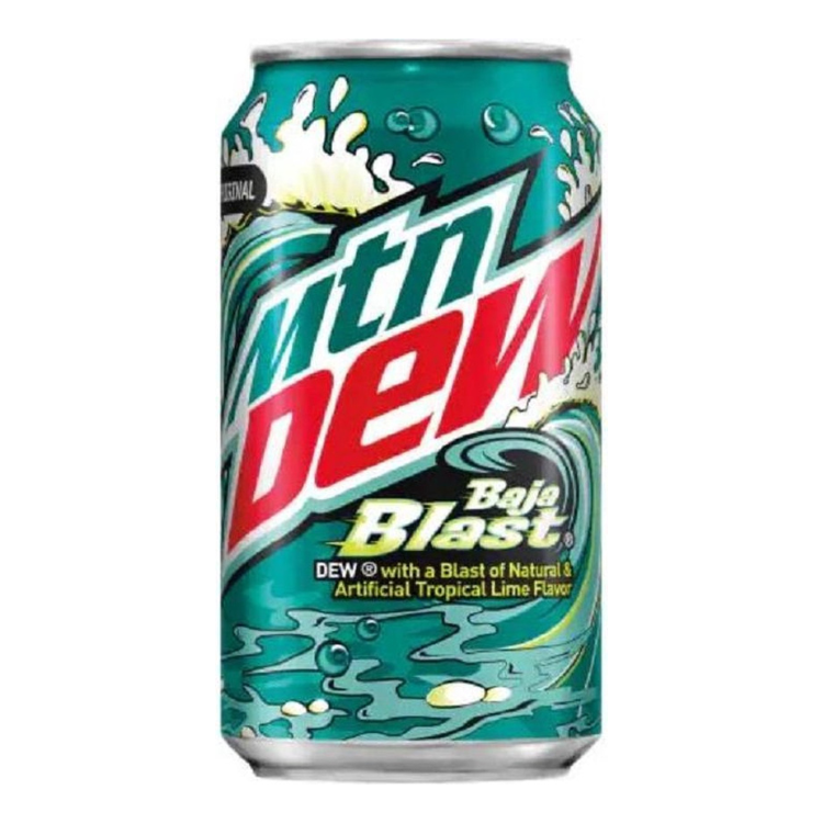 Mountain Dew Baja Blast (USA) 12x355ml Excl Deposit