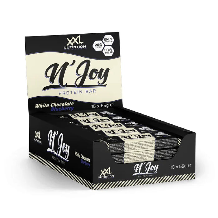N'Joy Protein Bar White Chocolate & Blueberry 15x55g