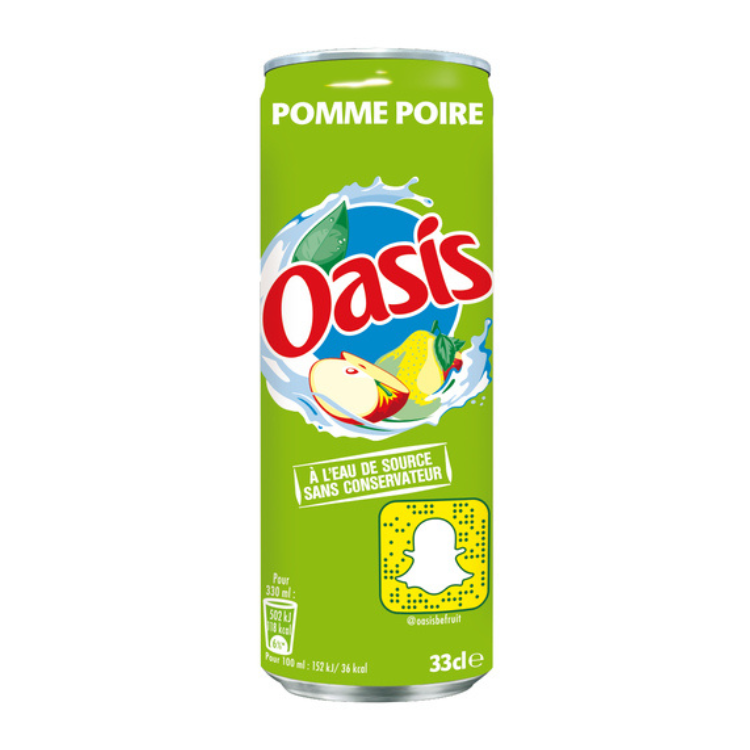 Oasis Appel Peer 24x330ml Excl Statiegeld