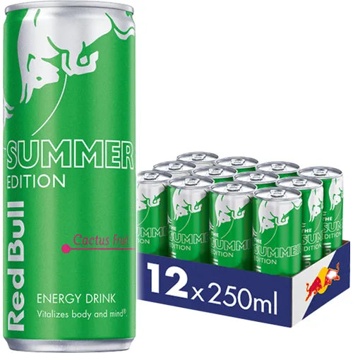 Red Bull Green Edition Cactusvrucht 12x250ml Excl Statiegeld