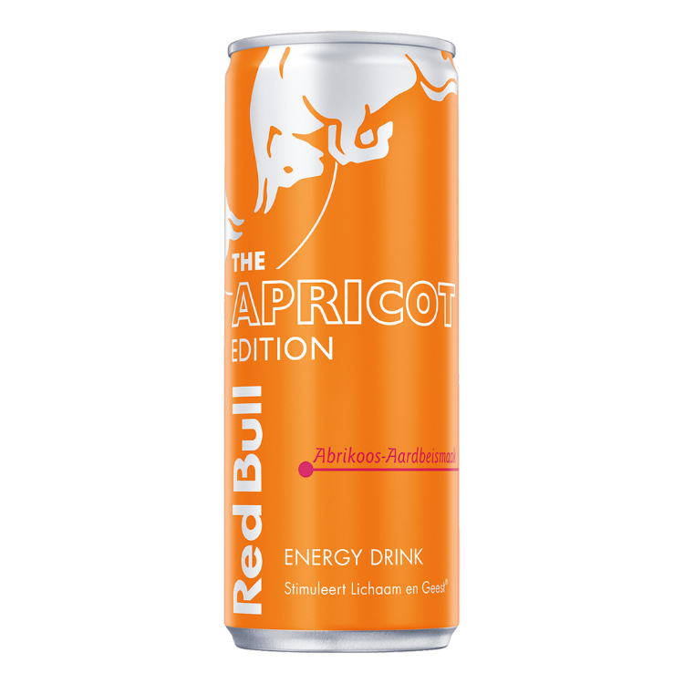 Red Bull Apricot Edition Abrikoos Aardbei 12x250ml Excl Statiegeld