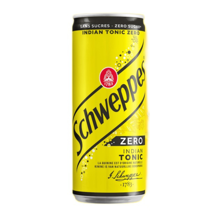 Schweppes Indian Tonic Zero 24x330ml Excl Deposit