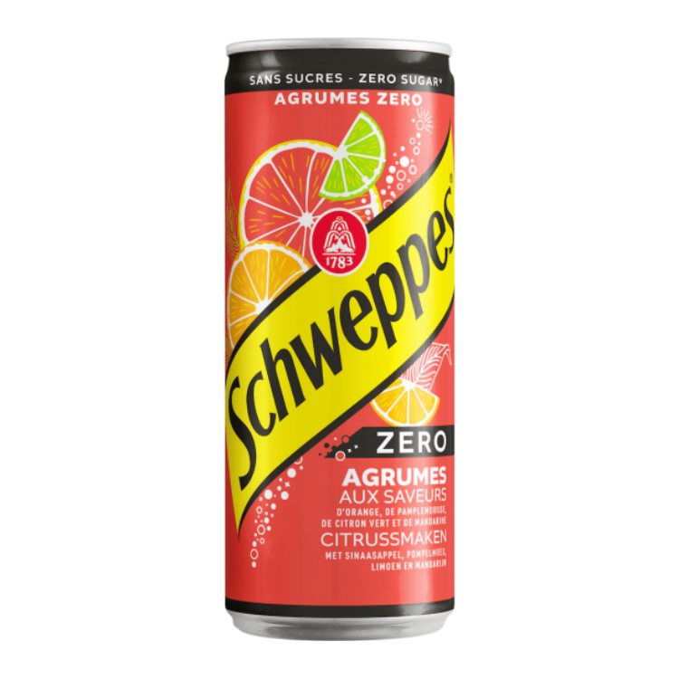 Schweppes Agrumes 24x330ml Excl Deposit