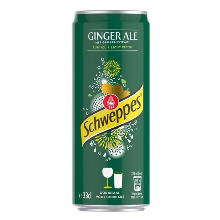 Schweppes Ginger Ale 24x330ml Excl Statiegeld