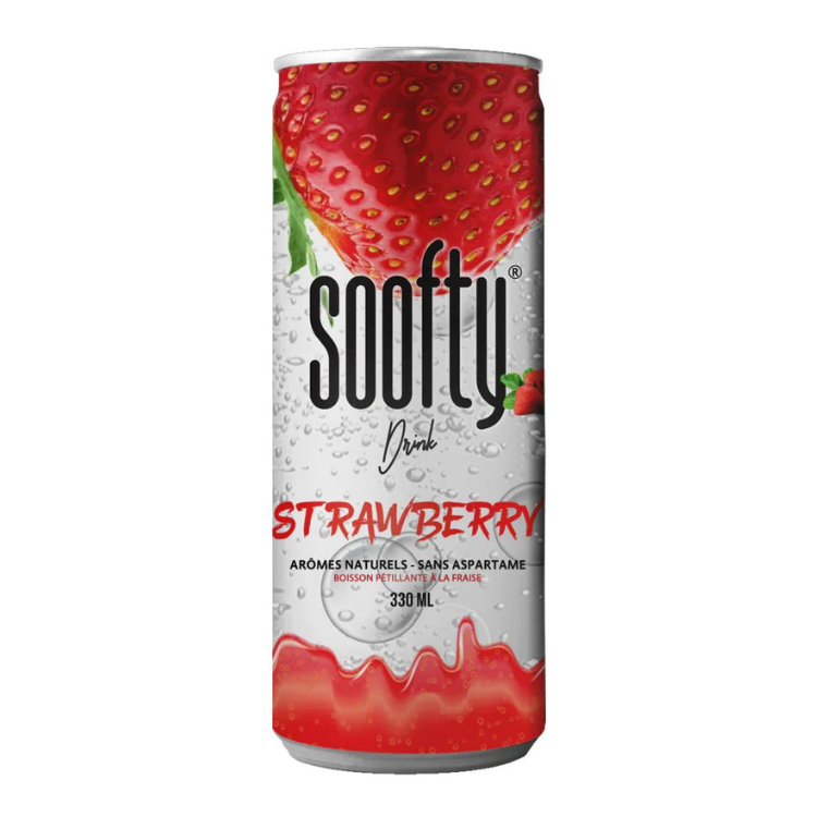 Soofty Drink Strawberry 24x330ml