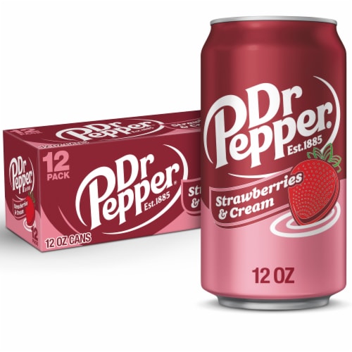 Dr. Pepper Strawberry & Cream (USA) 12x355ml Excl Statiegeld