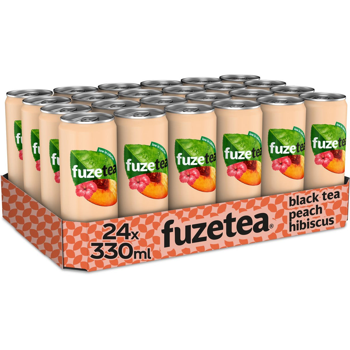 Fuze Tea Black Tea Peach Hibiscus NL Excl Statiegeld 24x330ml
