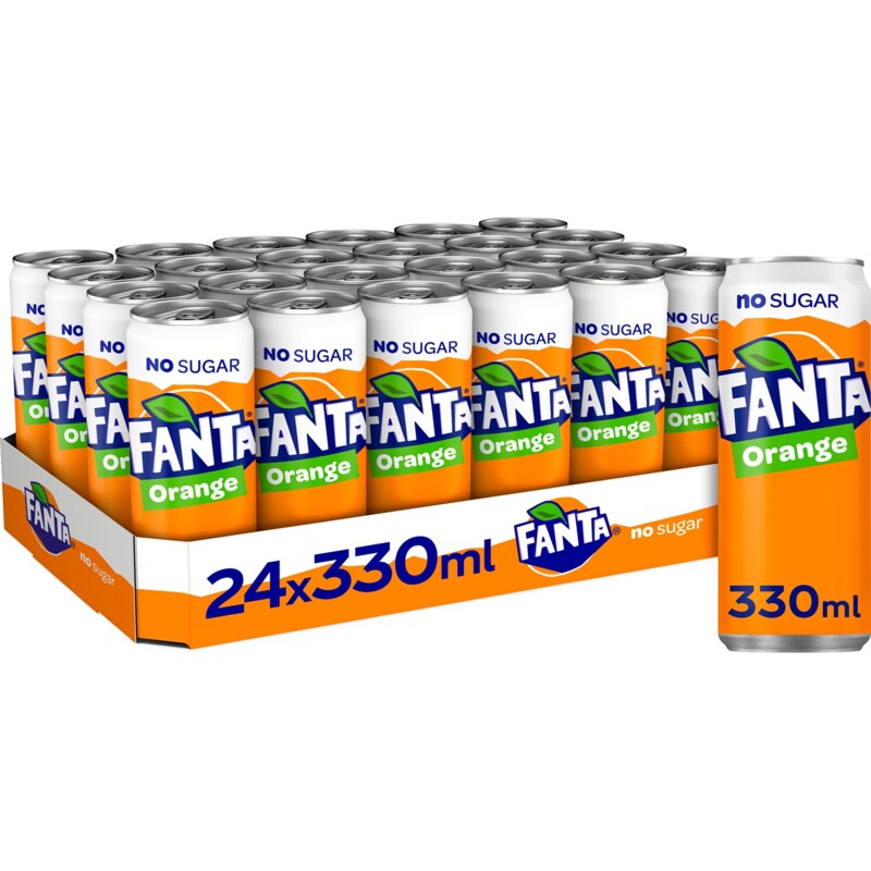 Fanta Zero NL 24x330ml Excl Statiegeld