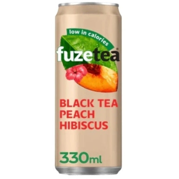 Fuze Tea Black Tea Peach Hibiscus NL Excl Statiegeld 24x330ml