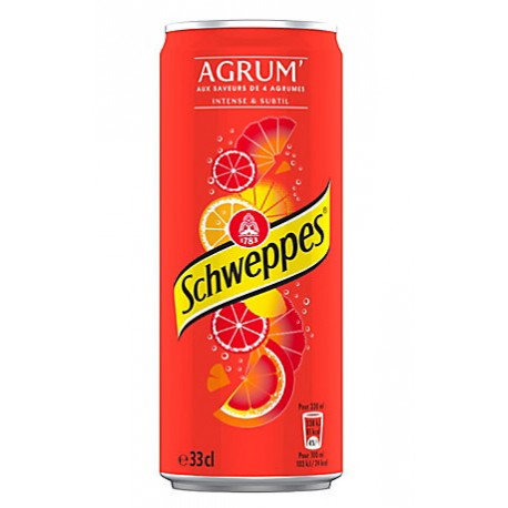 Schweppes Agrumes 24x330ml Excl Statiegeld