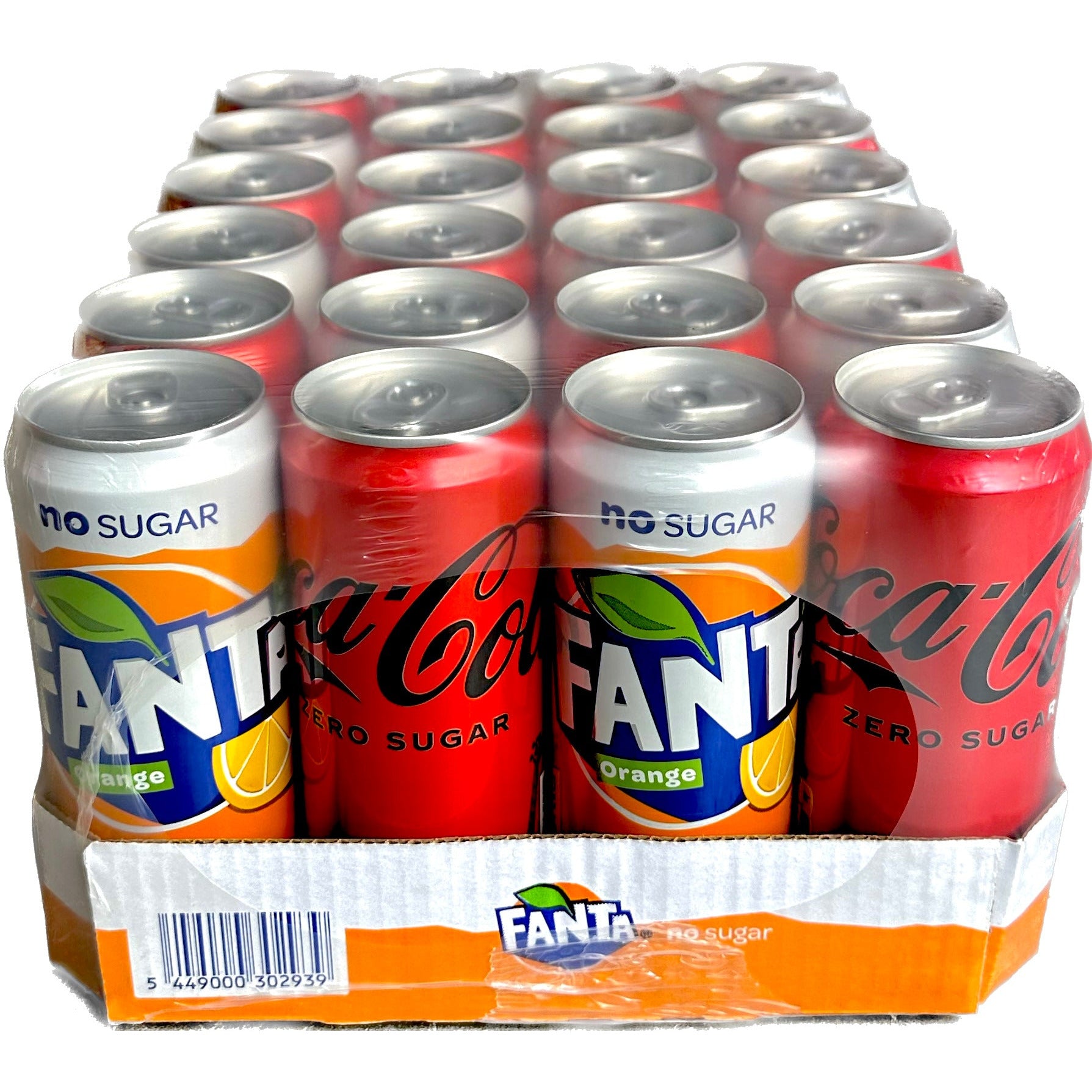 Cola & Fanta Zero Mix NL 24x330ml Excl Statiegeld