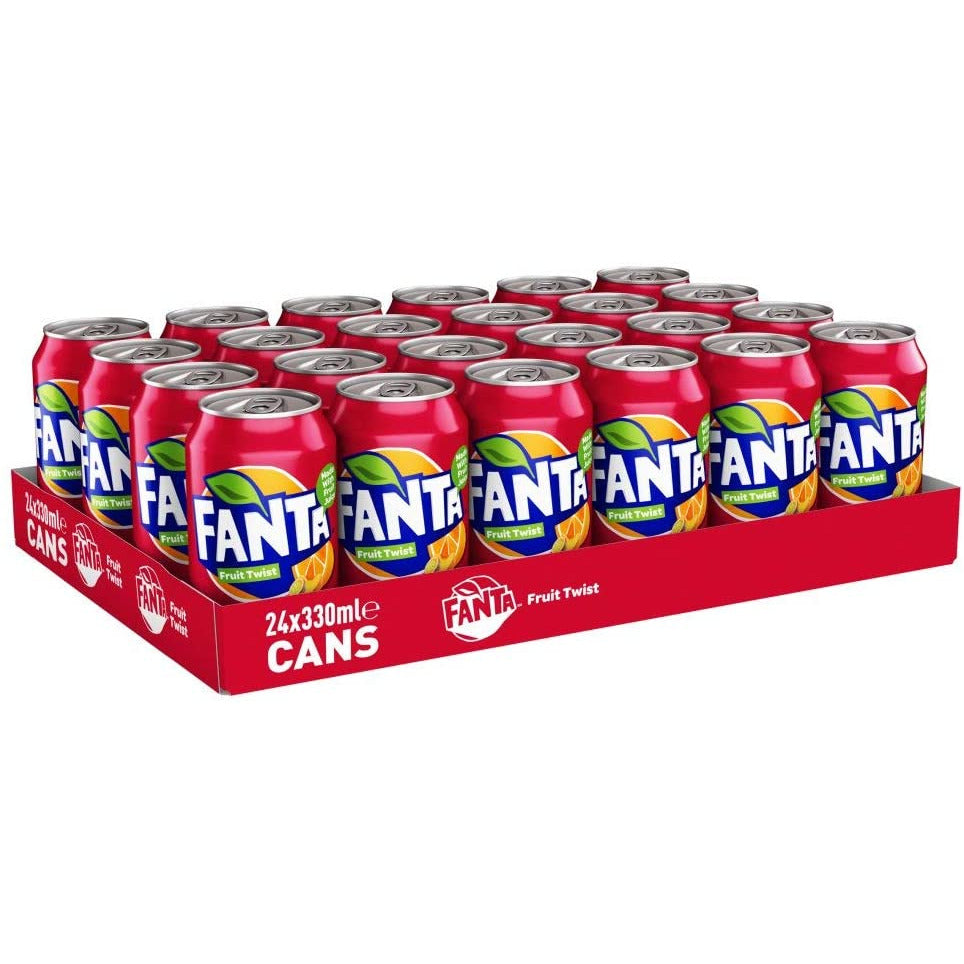 Fanta Fruit Twist (UK) 24x330ml Excl Statiegeld