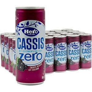 Hero Cassis Zero NL 24x250ml Excl Statiegeld